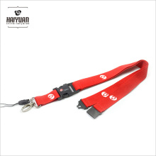 Factory Wholesale Custom Logo Polyester Lanyard with Detachable Clip